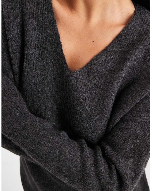 ONLY Black V Neck Jumper