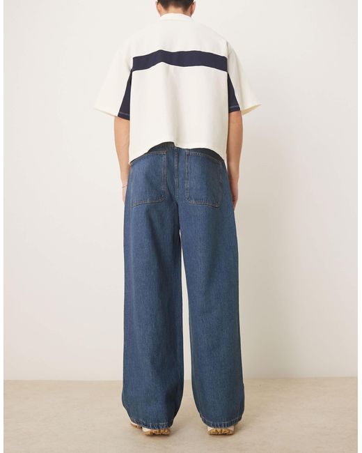 ASOS – superweite jeans in Blue für Herren
