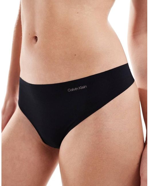 Calvin Klein Black Invisibles Micro Thong