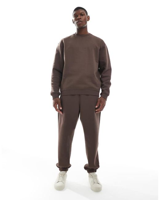 ASOS Essentials in het Brown voor heren