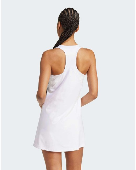 Adidas training - club tennis climacool - robe Adidas Originals en coloris White