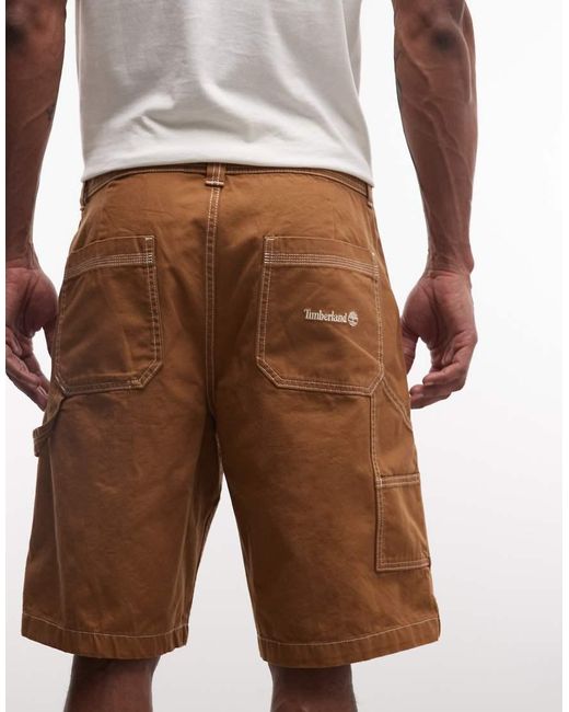 Washed Duck Canvas Timberland de hombre de color White