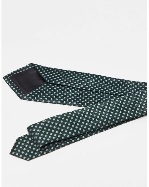 ASOS Blue Geometric Print Tie for men