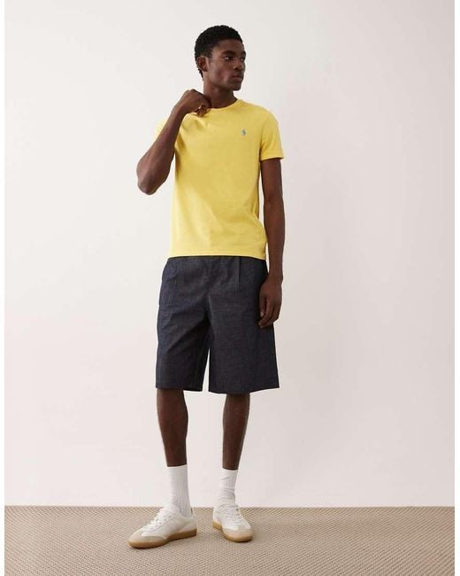 Polo Ralph Lauren Yellow Icon Logo T-shirt for men
