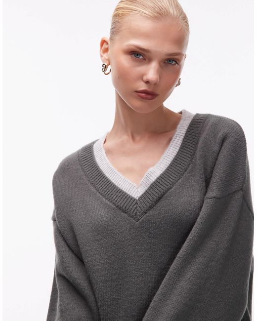 ASOS Gray – strickpullover