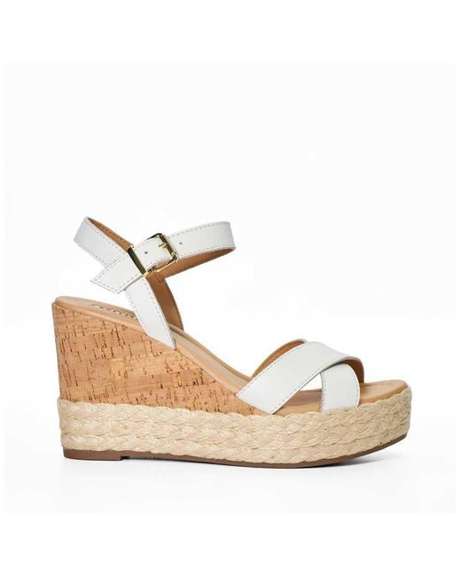 Dune Metallic Kindest Wedged Heels
