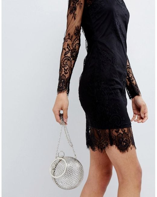 Cage sphere deals clutch bag