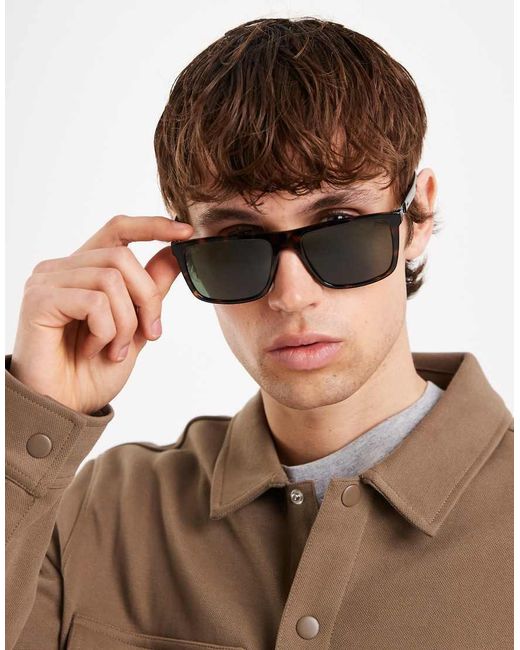 Boss Sunglasses Brown Boss Square Sunglasses for men