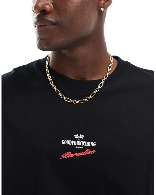 Good For Nothing – oversize-t-shirt in Black für Herren
