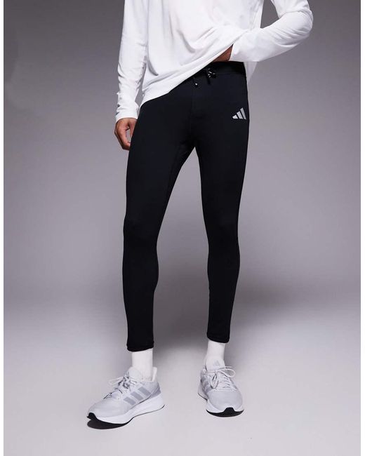 Adidas Originals Gray Adidas Running Essentials Tights for men