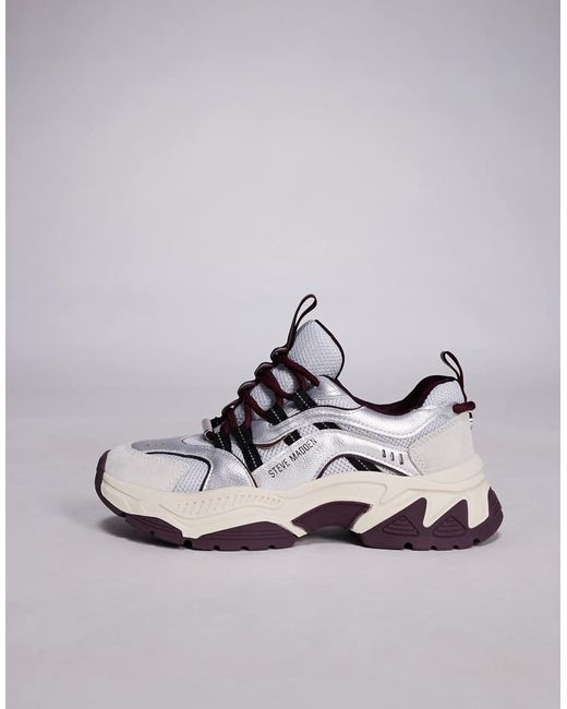 Steve Madden Blue Animates Chunky Trainers
