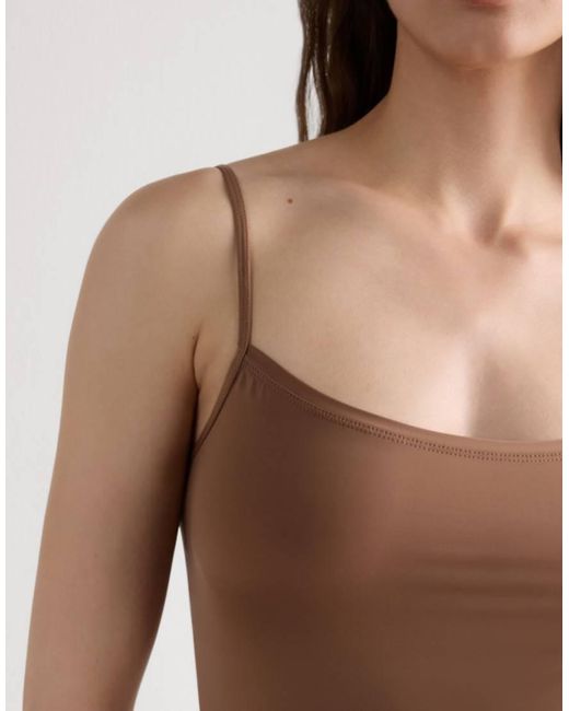 Intimissimi Brown Ultralight Microfibre Top