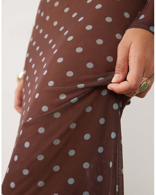 Gonna Lunga di ASOS in Brown