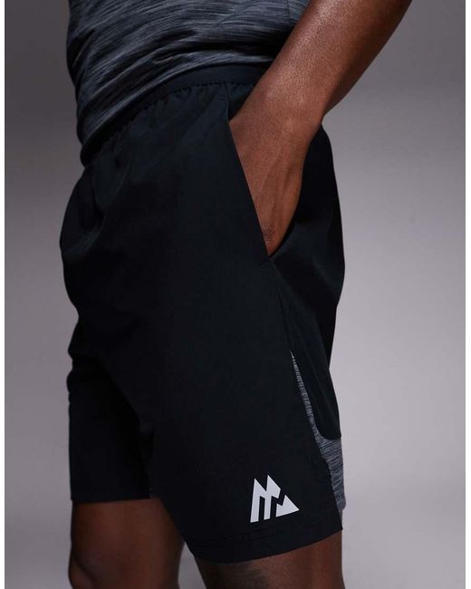 MONTIREX Black Trail Panel 2.0 Shorts for men