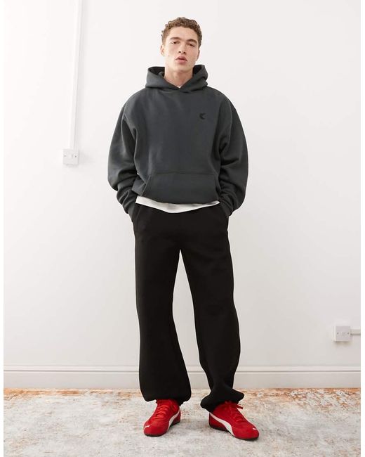 Karlkani Gray Back Print Hoodie for men