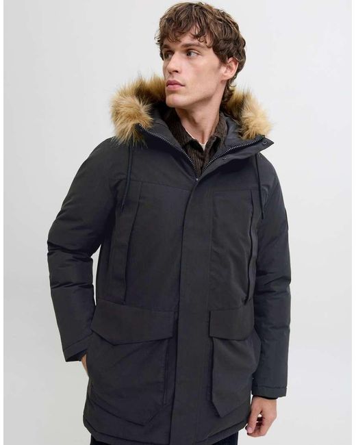 Jack & Jones Blue Parka for men