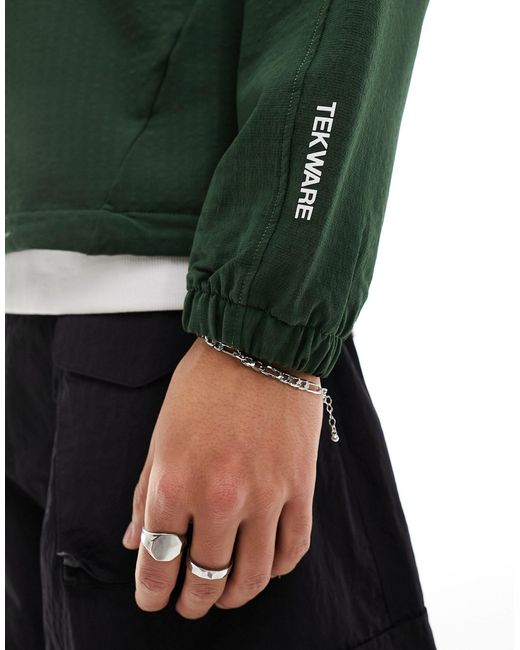 The North Face Green Tekware 1/4 Zip Fleece for men