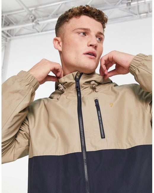 Color block jacket clearance