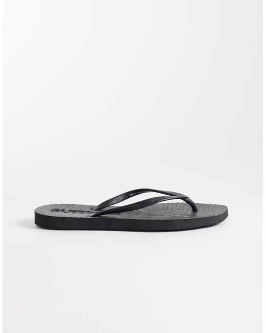 Sleeper Black Tapered Flip Flops