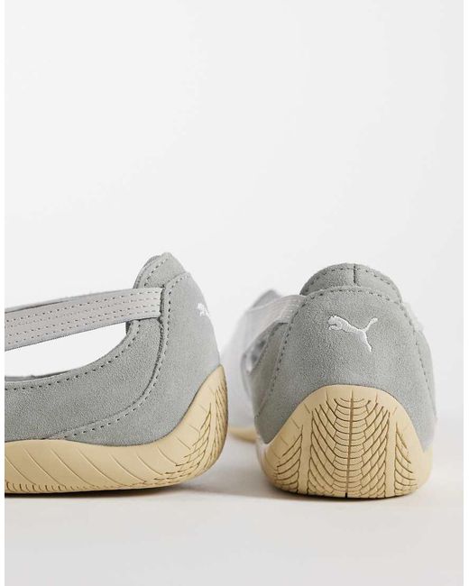 PUMA White Speedcat Ballet Nova Flats