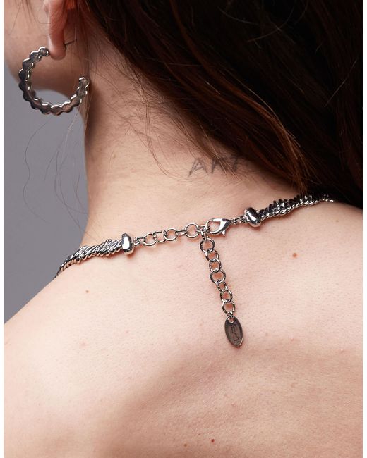 Mango Black – verdrehte halskette