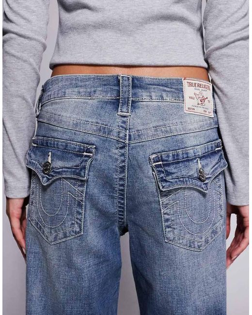 True Religion Blue Bobbi baggy Jeans