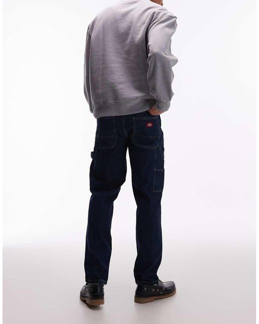 Dickies Blue 993 Regular Tapered Carpenter Jeans for men