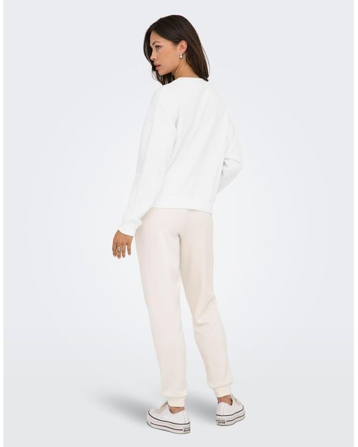 Sweat ONLY en coloris White
