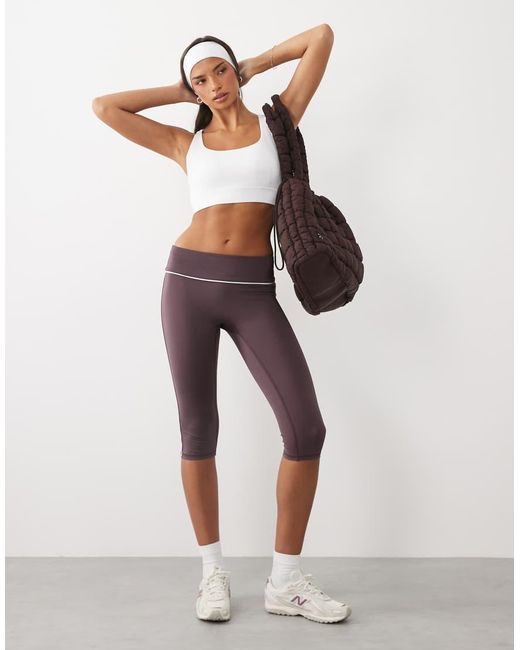 4505 White Icon Active High Support Scoop Neck Sports Bra With Adjustable Straps