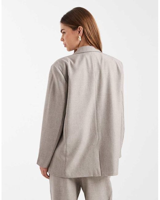 ONLY Brown Oversized Tailored Blazer Co-Ord