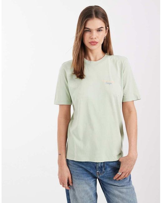 ONLY Green Boxy T-shirt