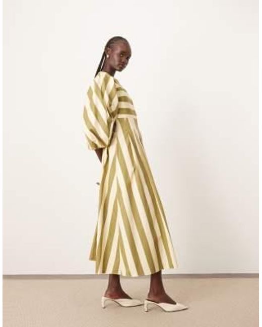 ARRANGE Natural – ausgestelltes midikleid