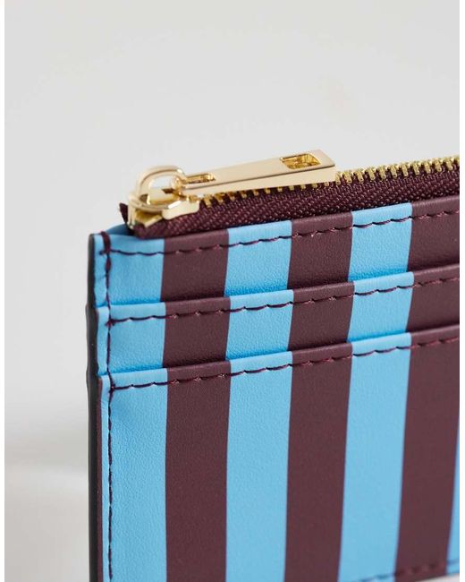 ASOS Blue Striped Cardholder