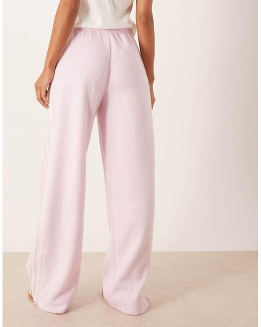 Adidas Originals Pink Firebird Fluffy Track Pants