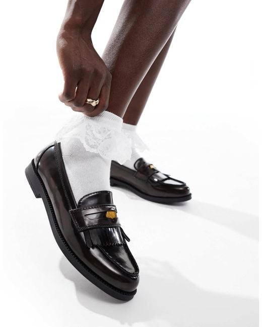 Schuh Natural Laurent Coin Loafers