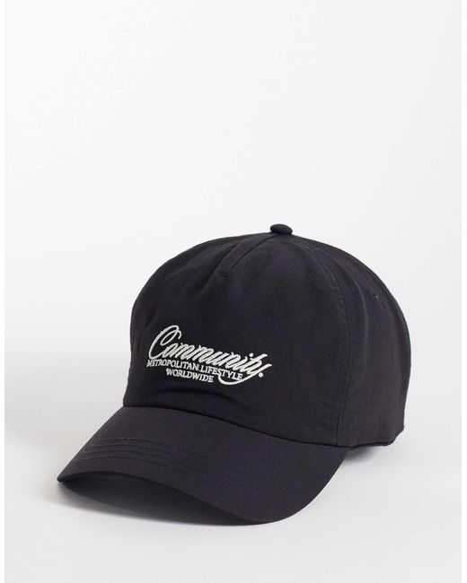 Jack & Jones Blue Logo Baseball Cap for men