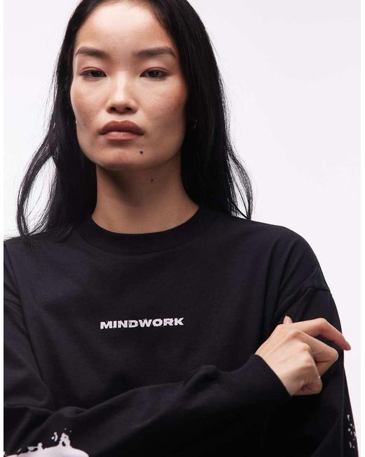 Carhartt Black Mindwork Long Sleeve Oversized T-shirt