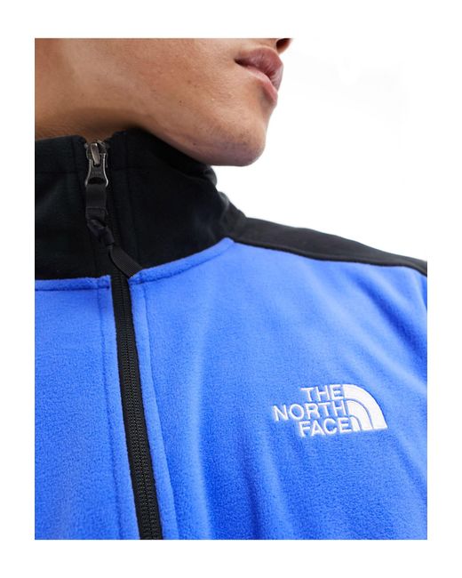 Polartec - pile blu con zip corta di The North Face in Blue da Uomo