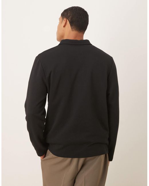 Polo d'ensemble coupe classique ASOS pour homme en coloris Black