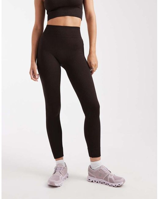 ONLY Naadloze Legging in het Brown