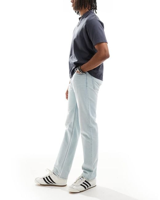 Calvin Klein Blue Standard Straight Jeans for men