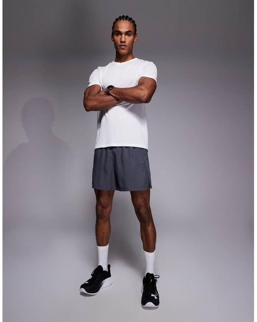 Under Armour Blue Launch 5-inch Shorts for men