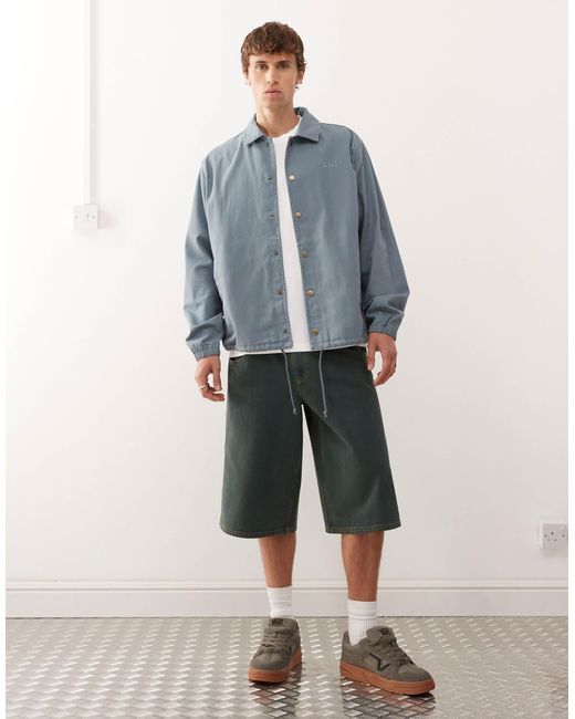 Vans – torrey – trainerjacke aus canvas in Blue für Herren