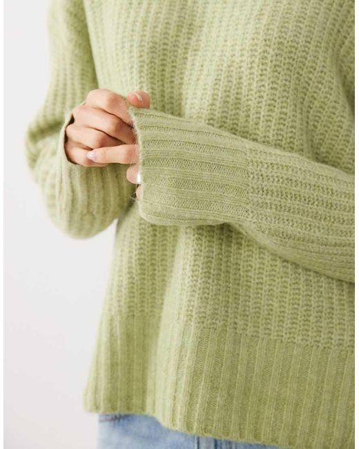 Cotton On Green Luxe Crew Neck Sweater