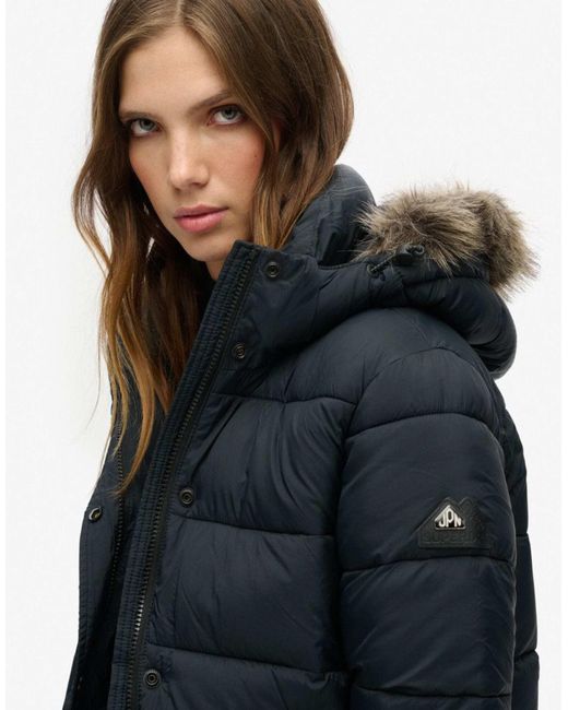 Superdry Blue – midlayer-kurzjacke