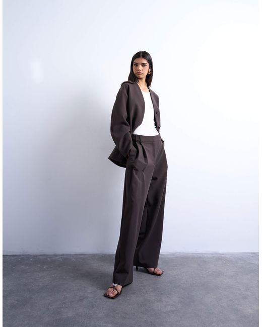TOPSHOP Brown – anzughose