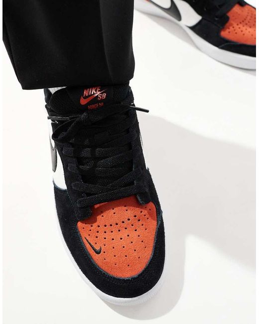 Nike Black Sb Force Trainers for men