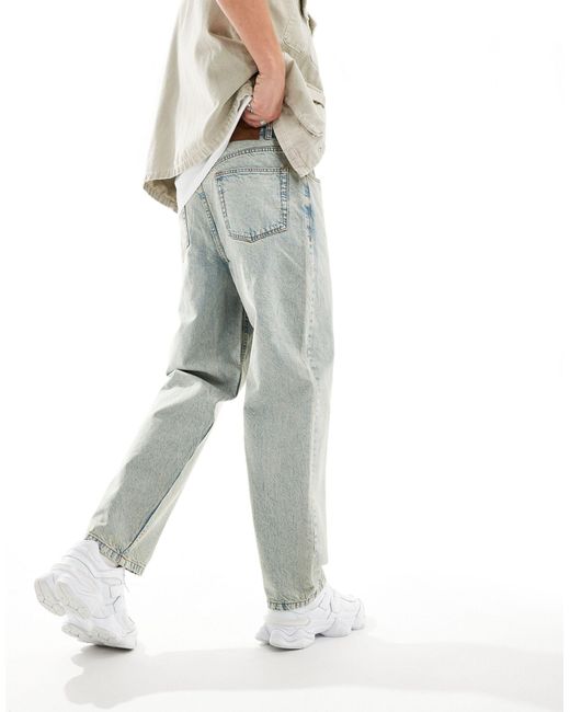 Reclaimed (vintage) Gray – weite dad-jeans