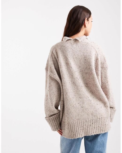 ASOS Blue – langer strickpullover