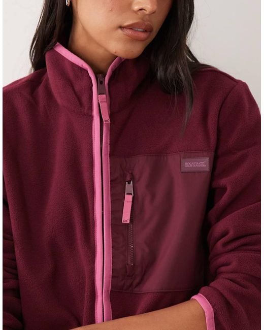 Regatta Red Cosy Frankie Full Zip Fleece